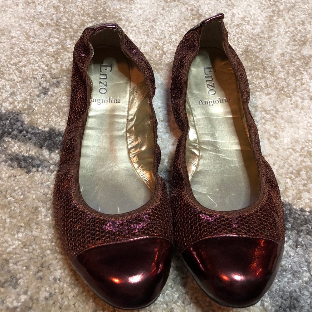 ENZO Angiolini Ballet Flats EAKORE Size 8